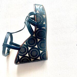 Vintage Tory Burch Wedge Women Shoes